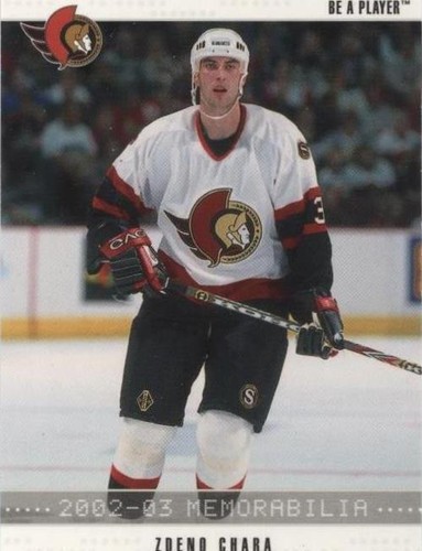 2002-03 In the Game Be A Player Memorabilia - Zdeno Chara #130