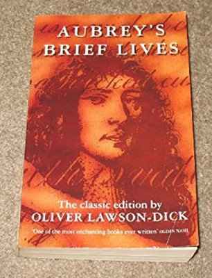 Aubrey's Brief Lives Paperback John Aubrey