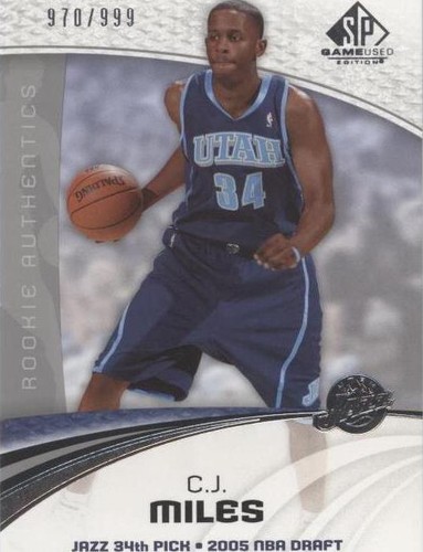 2005-06 SP Game Used Edition - C.J. Miles #129