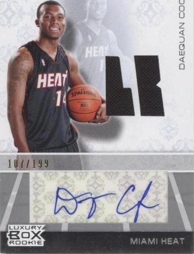 2007-08 Topps Luxury Box - Daequan Cook #RAR DC