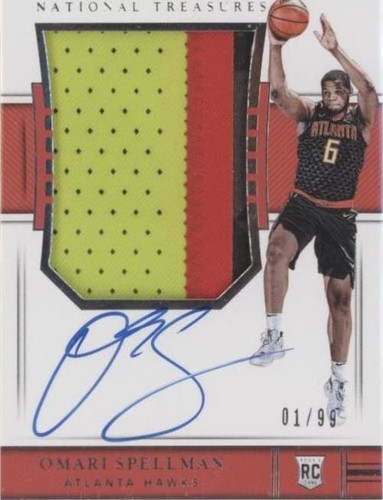 2018-19 Panini National Treasures - Omari Spellman #101