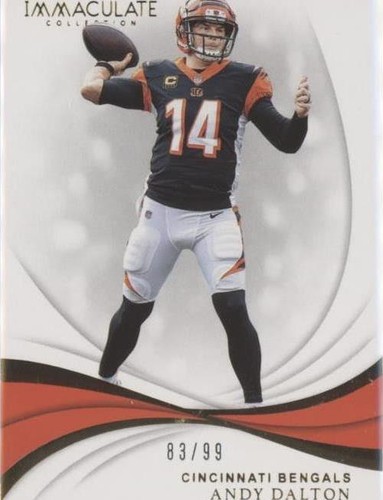 2019 Panini Immaculate Collection Andy Dalton #23