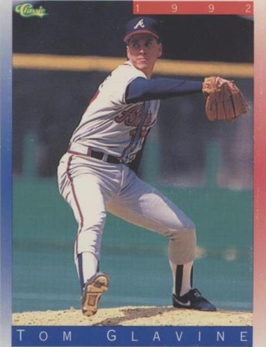 1992 Classic Update Blue/Red Travel Edition - Tom Glavine #T17