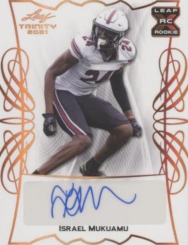 2021 Leaf Trinity Israel Mukuamu #BA-IM1