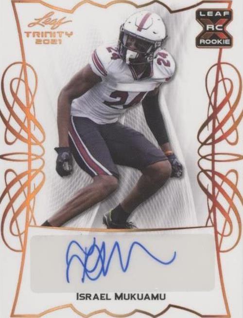 2021 Leaf Trinity Israel Mukuamu #BA-IM1