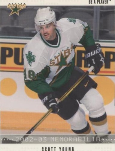 2002-03 In the Game Be A Player Memorabilia - Scott Young #159
