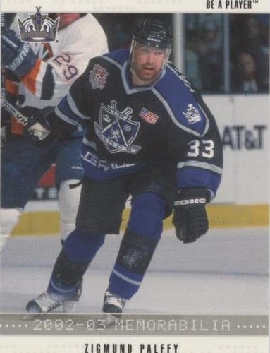 2002-03 In the Game Be A Player Memorabilia - Ziggy Palffy #165