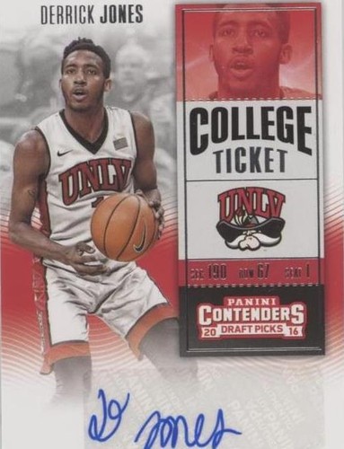 2016-17 Panini Contenders Draft Picks - Derrick Jones Jr. #182