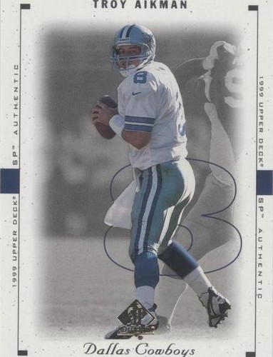 1999 SP Authentic Troy Aikman #21