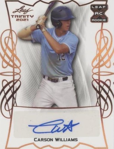 2021 Leaf Trinity - Carson Williams #BA-CW1