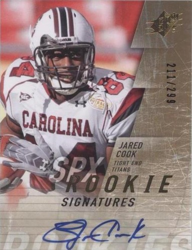 2009 SPx Jared Cook #160