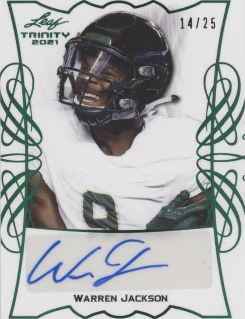 2021 Leaf Trinity Warren Jackson #TPA-WJ1