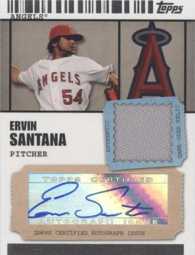 2009 Topps Ticket To Stardom - Ervin Santana #TSAR-ES
