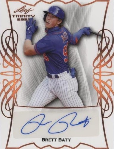 2021 Leaf Trinity - Brett Baty #BA-BB1