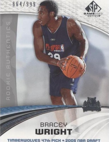 2005-06 SP Game Used Edition - Bracey Wright #128