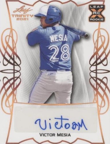 2021 Leaf Trinity - Victor Mesia #BA-VM1