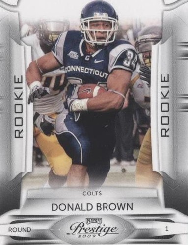 2009 Playoff Prestige Donald Brown #135
