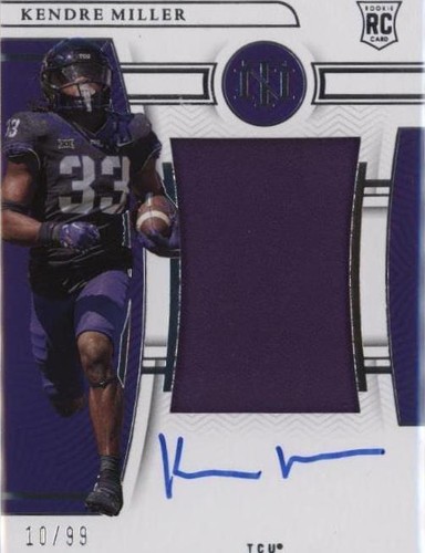 2023 Panini National Treasures Collegiate Kendre Miller #CMS-KEM