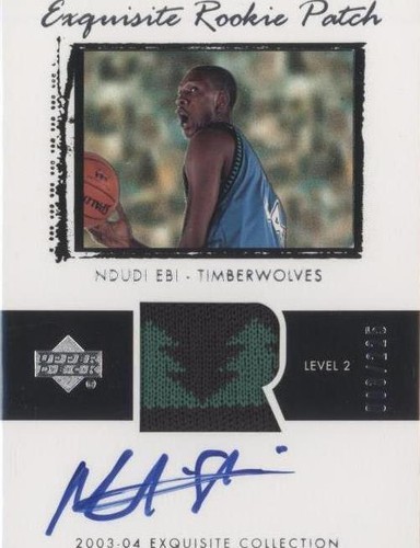 2003-04 Upper Deck Exquisite Collection - Ndudi Ebi #56