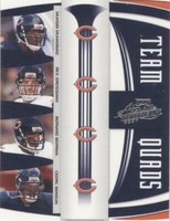 2007 Playoff Absolute Memorabilia Bernard Berrian Cedric Benson Muhsin Muhammad #TQ-2