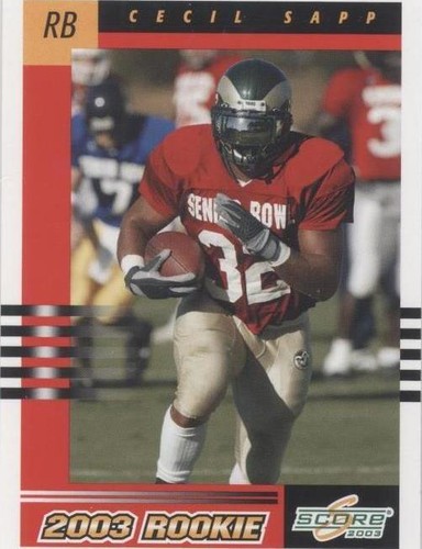 2003 Score Cecil Sapp #291