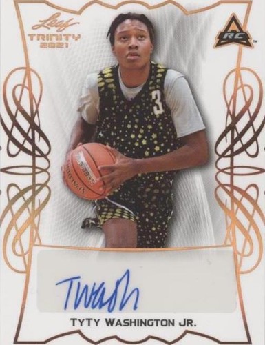 2021-22 Leaf Memories - TyTy Washington Jr. #BA-TWJ