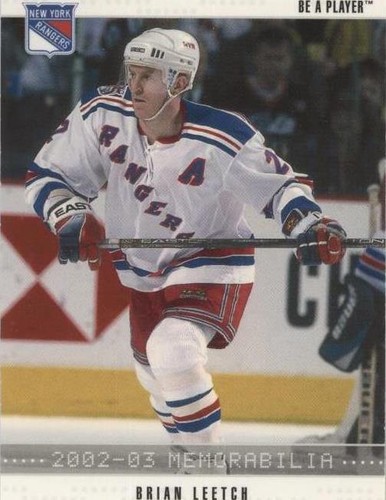 2002-03 In the Game Be A Player Memorabilia - Brian Leetch #24