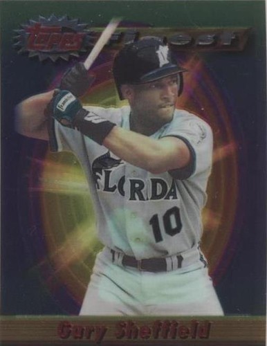 1994 Topps Finest - Gary Sheffield #225