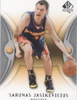 2006-07 SP Authentic - Sarunas Jasikevicius #32