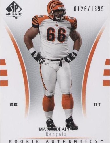 2007 SP Authentic Matt Toeaina #139