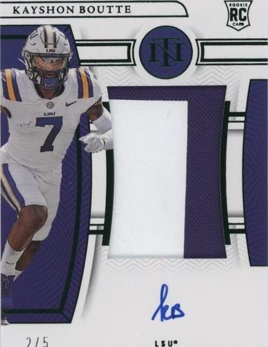 2023 Panini National Treasures Collegiate Kayshon Boutte #CMS-KAB