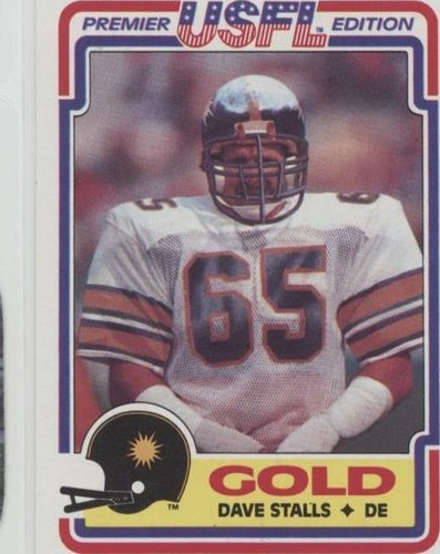 1984 Topps USFL Dave Stalls #29
