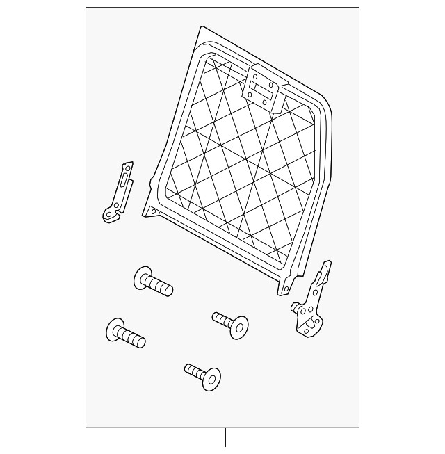 Genuine Ford Seat Back Frame FR3Z-63613A38-A