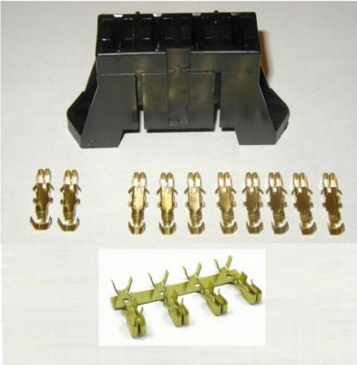 Packard Dephi 4 Fuse Block with Bussed Connector ATO/ATC Made in USA four a