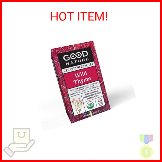 Good Nature Organic Wild Thyme Tea, 20 count, 30 grams