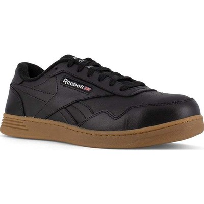Мужская рабочая обувь Reebok Club MEMT Work с композитным носком, защищающим от поражения электрическим током, Кожаная Рабочая обувь
