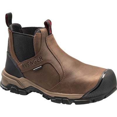 

Avenger Ripsaw Мужские водонепроницаемые алюминиевые носки с защитой от проколов Chelsea Work, Brown, A7340