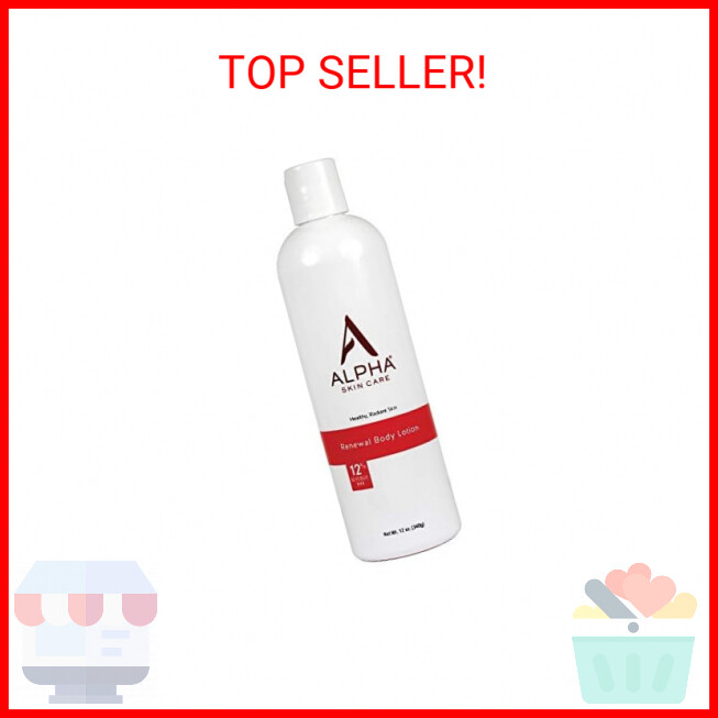 Alpha Skin Care Revitalizing Body Lotion with 12% Glycolic AHA, Simple and Effec