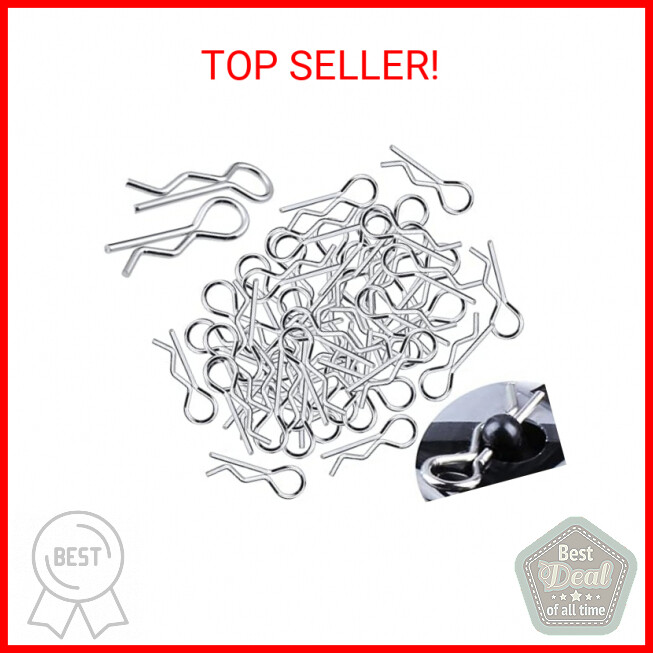 Body Clips Bent Springy R Pins For 1/5th 1/8th Scale Traxxas