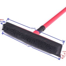 Broom Magic Rubber Cleaner Pet Hair Removal Brush Home ...