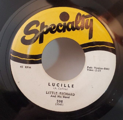 Little Richard LUCILLE / SEND ME SOME LOVIN' (R&R 45) #598 PLAYS VG+