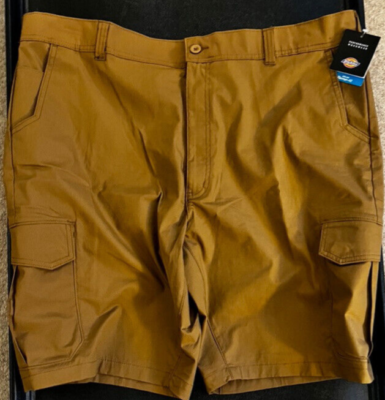 Dickies Men s Performance Temp iq Shorts Size 44 Tan BNWT