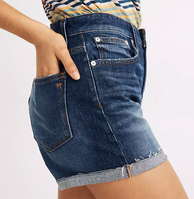 Madewell curvy high store rise shorts