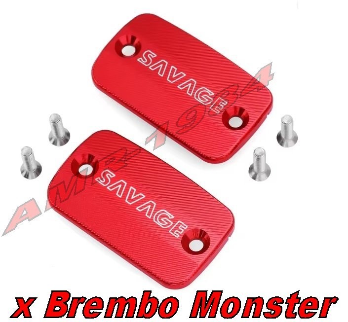 1 TAPPO POMPA  FRENO  BREMBO  interasse fori 45  L57 x H34 Monster