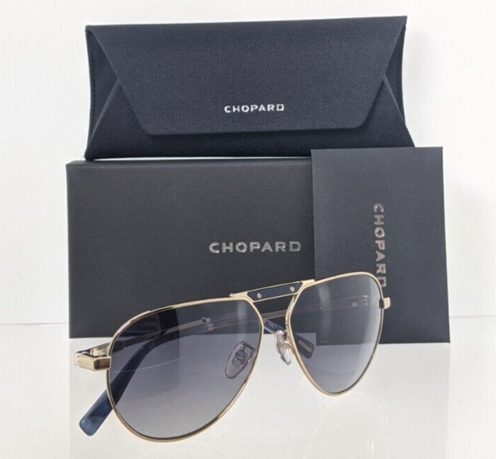 Pre-owned Chopard Brand Authentic  Sunglasses Schf 80 08ff Italian Frame Schf80 In Blue