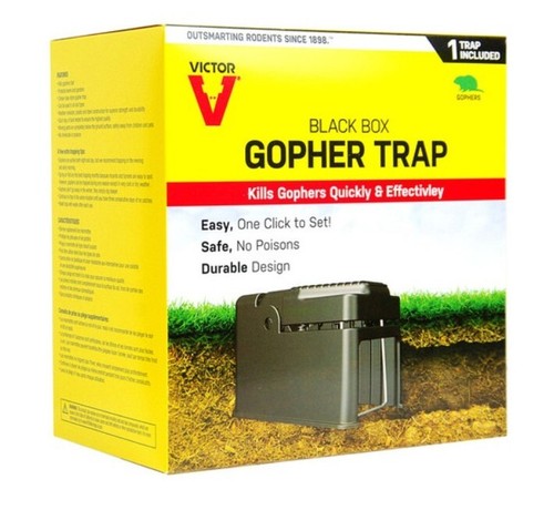 Victor Black Box Gopher Trap 0626 - Easy Set Trap