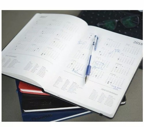 Journal Notebook Three Pack Faux Leather W/Calendar
