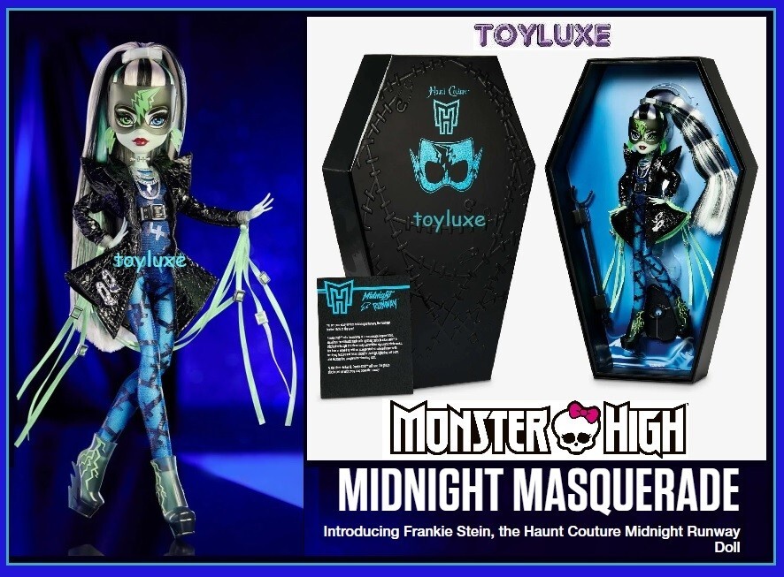 モンスターハイ　ハウントクチュール　 ミッドナイト ランウェイ　ドール Monster High Haunt Couture Midnight Runway Frankie Stein