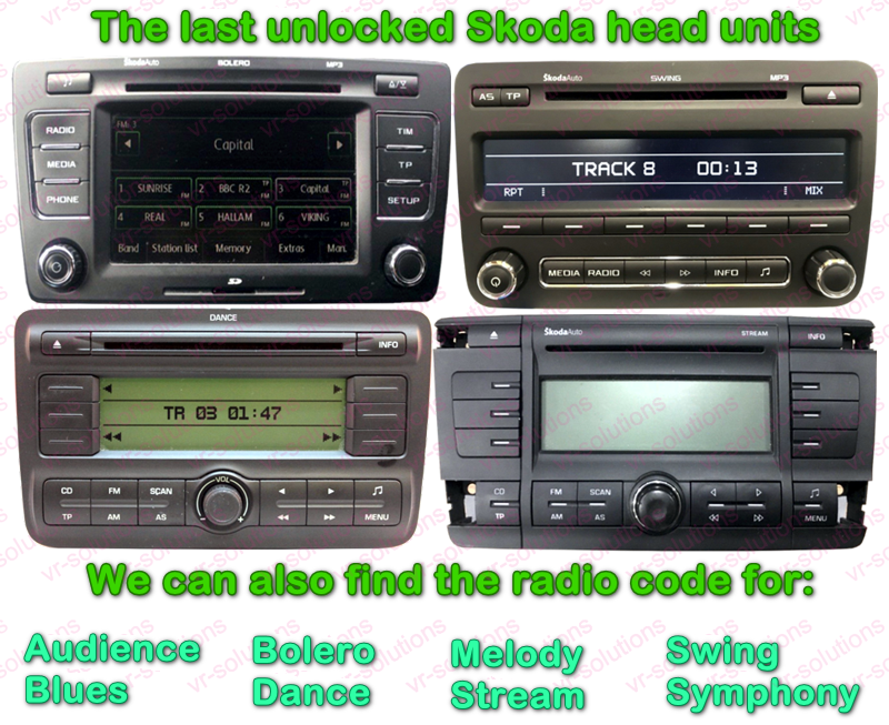 Skoda code radio