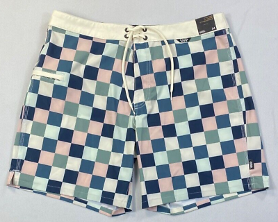 Vans checkered sale swim trunks